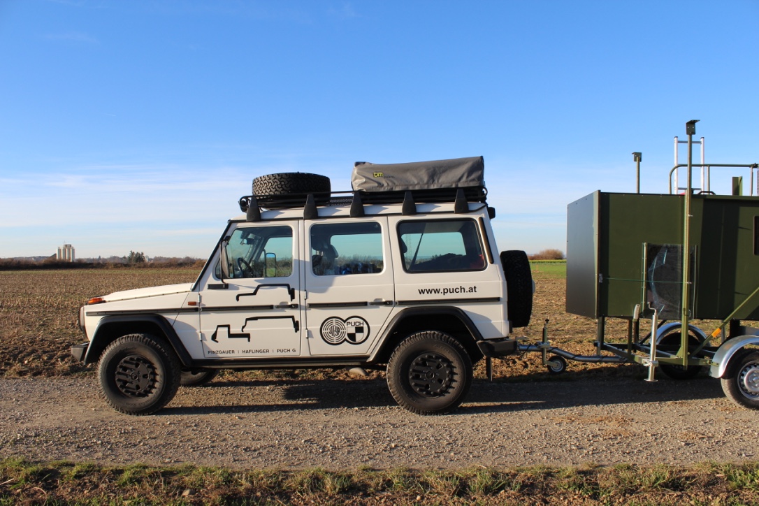 Mercedes Puch mit MobiJagd